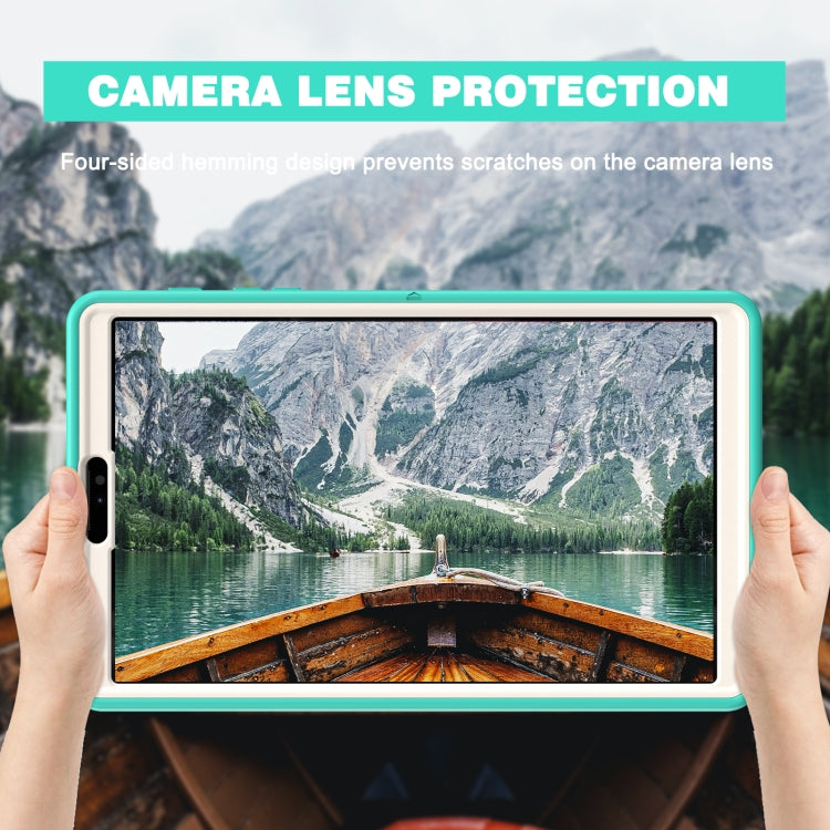 360 Degree Rotation PC + TPU Protective Case with Holder & Hand-strap, For Samsung Galaxy A7 Lite T220 / T225