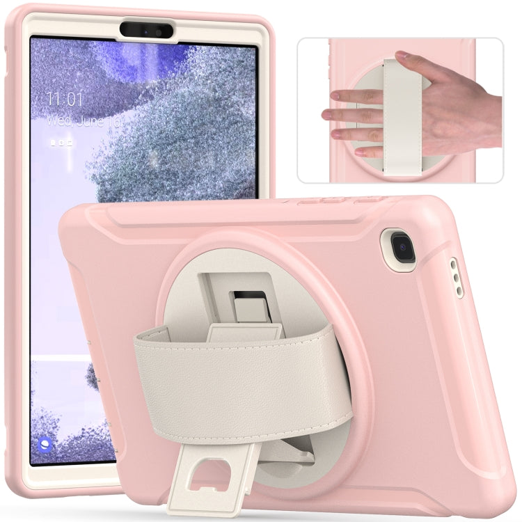 360 Degree Rotation PC + TPU Protective Case with Holder & Hand-strap, For Samsung Galaxy A7 Lite T220 / T225
