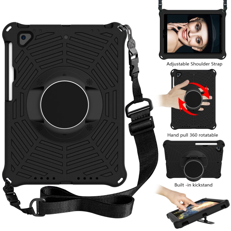 Spider King EVA Protective Case with Adjustable Shoulder Strap & Holder & Pen Slot, For iPad 9.7 2018 & 2017 / Pro 9.7 / Air 2 / Air, For iPad 10.2 2021 / 2020 / 2019, For iPad Pro 10.5 inch 2017 / Air 3 10.5 inch���������������������������������������...