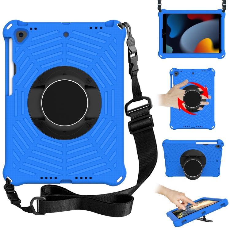 Spider King EVA Protective Case with Adjustable Shoulder Strap & Holder & Pen Slot, For iPad 9.7 2018 & 2017 / Pro 9.7 / Air 2 / Air, For iPad 10.2 2021 / 2020 / 2019, For iPad Pro 10.5 inch 2017 / Air 3 10.5 inch���������������������������������������...