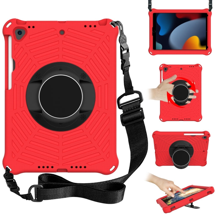 Spider King EVA Protective Case with Adjustable Shoulder Strap & Holder & Pen Slot, For iPad 9.7 2018 & 2017 / Pro 9.7 / Air 2 / Air, For iPad 10.2 2021 / 2020 / 2019, For iPad Pro 10.5 inch 2017 / Air 3 10.5 inch���������������������������������������...