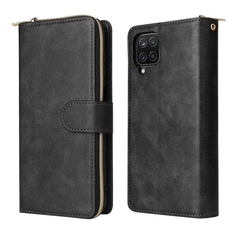 Zipper Wallet Bag Horizontal Flip PU Leather Case with Holder & 9 Card Slots & Wallet & Lanyard & Photo Frame, For Samsung Galaxy A12 5G, For Samsung Galaxy A52 5G, For Samsung Galaxy A72 5G, For Samsung Galaxy S21, For Samsung Galaxy S21 FE�����������...