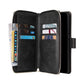Zipper Wallet Bag Horizontal Flip PU Leather Case with Holder & 9 Card Slots & Wallet & Lanyard & Photo Frame, For Samsung Galaxy A12 5G, For Samsung Galaxy A52 5G, For Samsung Galaxy A72 5G, For Samsung Galaxy S21, For Samsung Galaxy S21 FE�����������...