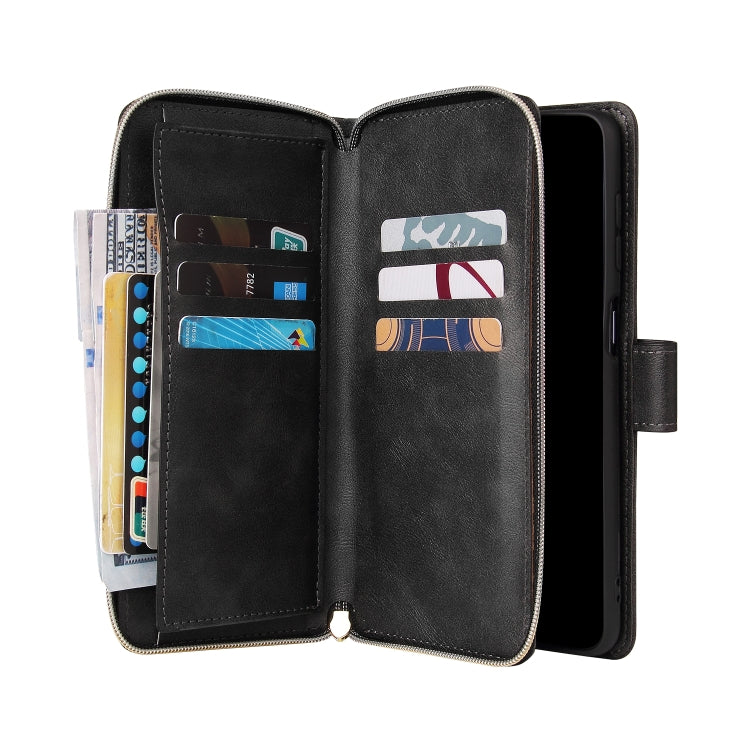 Zipper Wallet Bag Horizontal Flip PU Leather Case with Holder & 9 Card Slots & Wallet & Lanyard & Photo Frame, For Samsung Galaxy A12 5G, For Samsung Galaxy A52 5G, For Samsung Galaxy A72 5G, For Samsung Galaxy S21, For Samsung Galaxy S21 FE�����������...