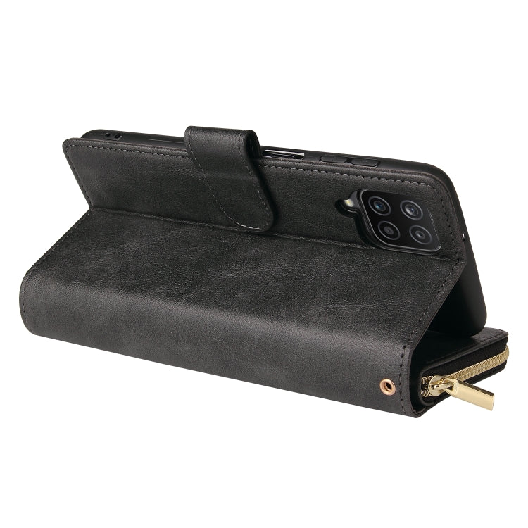 Zipper Wallet Bag Horizontal Flip PU Leather Case with Holder & 9 Card Slots & Wallet & Lanyard & Photo Frame, For Samsung Galaxy A12 5G, For Samsung Galaxy A52 5G, For Samsung Galaxy A72 5G, For Samsung Galaxy S21, For Samsung Galaxy S21 FE�����������...