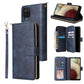 Zipper Wallet Bag Horizontal Flip PU Leather Case with Holder & 9 Card Slots & Wallet & Lanyard & Photo Frame, For Samsung Galaxy A12 5G, For Samsung Galaxy A52 5G, For Samsung Galaxy A72 5G, For Samsung Galaxy S21, For Samsung Galaxy S21 FE�����������...