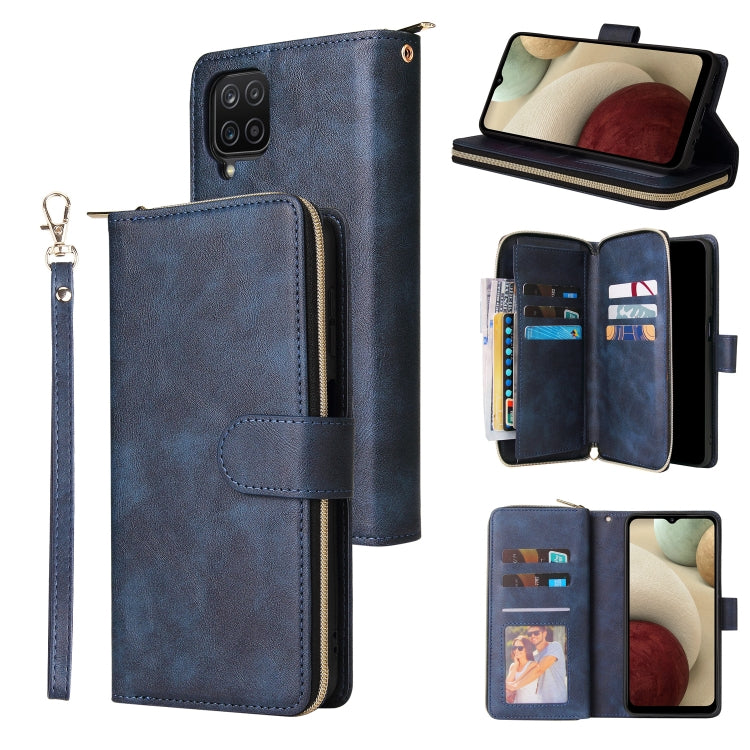 Zipper Wallet Bag Horizontal Flip PU Leather Case with Holder & 9 Card Slots & Wallet & Lanyard & Photo Frame, For Samsung Galaxy A12 5G, For Samsung Galaxy A52 5G, For Samsung Galaxy A72 5G, For Samsung Galaxy S21, For Samsung Galaxy S21 FE�����������...