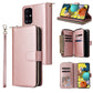 Zipper Wallet Bag Horizontal Flip PU Leather Case with Holder & 9 Card Slots & Wallet & Lanyard & Photo Frame, For Samsung Galaxy A12 5G, For Samsung Galaxy A52 5G, For Samsung Galaxy A72 5G, For Samsung Galaxy S21, For Samsung Galaxy S21 FE�����������...