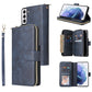 Zipper Wallet Bag Horizontal Flip PU Leather Case with Holder & 9 Card Slots & Wallet & Lanyard & Photo Frame, For Samsung Galaxy A12 5G, For Samsung Galaxy A52 5G, For Samsung Galaxy A72 5G, For Samsung Galaxy S21, For Samsung Galaxy S21 FE�����������...