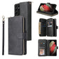 Zipper Wallet Bag Horizontal Flip PU Leather Case with Holder & 9 Card Slots & Wallet & Lanyard & Photo Frame, For Samsung Galaxy A12 5G, For Samsung Galaxy A52 5G, For Samsung Galaxy A72 5G, For Samsung Galaxy S21, For Samsung Galaxy S21 FE�����������...