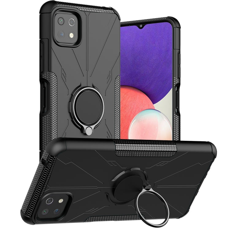 Armor Bear Shockproof PC + TPU Protective Case with Ring Holder, For Motorola Moto E7 Power, For Xiaomi Redmi Note 10 5G, For Samsung Galaxy A22 5G