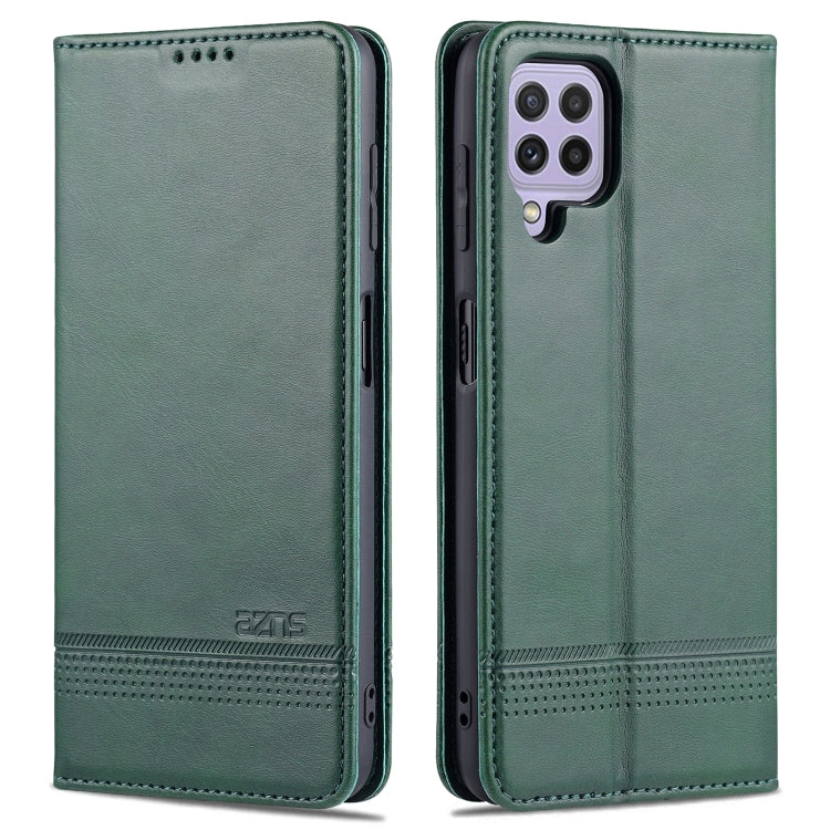 AZNS Magnetic Calf Texture Horizontal Flip Leather Case with Card Slots & Holder & Wallet, For Samsung Galaxy A22 4G, For Samsung Galaxy A22 5G