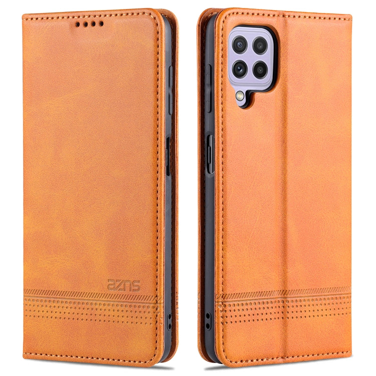 AZNS Magnetic Calf Texture Horizontal Flip Leather Case with Card Slots & Holder & Wallet, For Samsung Galaxy A22 4G, For Samsung Galaxy A22 5G