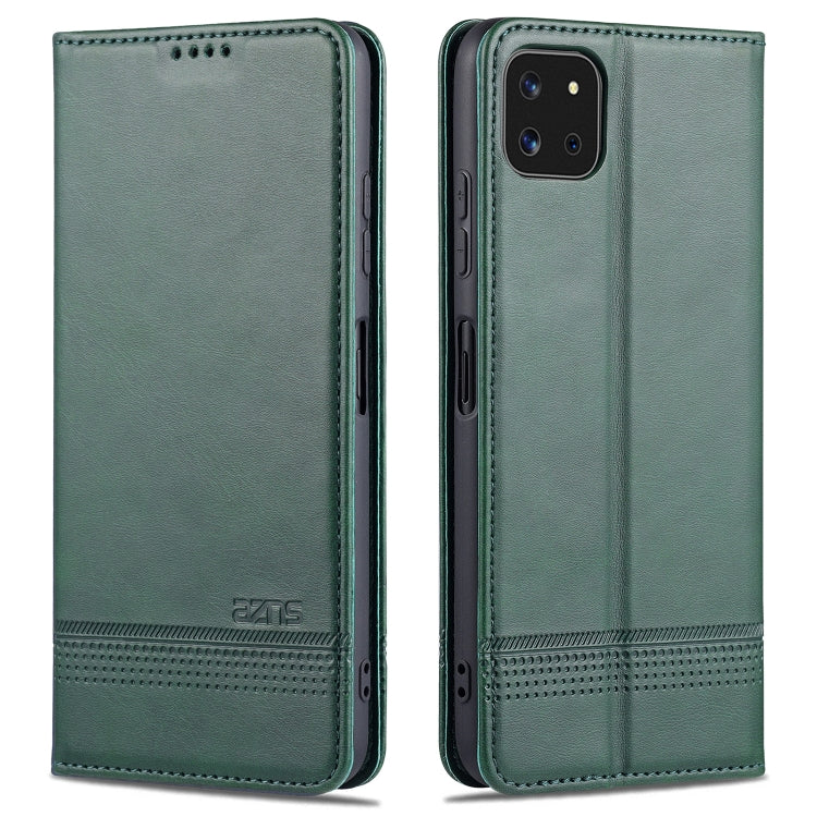 AZNS Magnetic Calf Texture Horizontal Flip Leather Case with Card Slots & Holder & Wallet, For Samsung Galaxy A22 4G, For Samsung Galaxy A22 5G