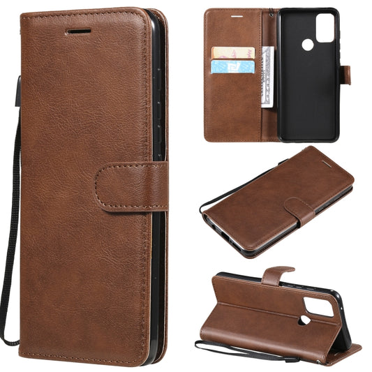 Solid Color Horizontal Flip Protective Leather Case with Holder & Card Slots & Wallet & Photo Frame & Lanyard, For Motorola Moto G50, For Motorola Moto G60 / G40 Fusion, For Motorola Moto E7 Power, For Motorola Edge S 4G, For Motorola Moto G Play 2021�...