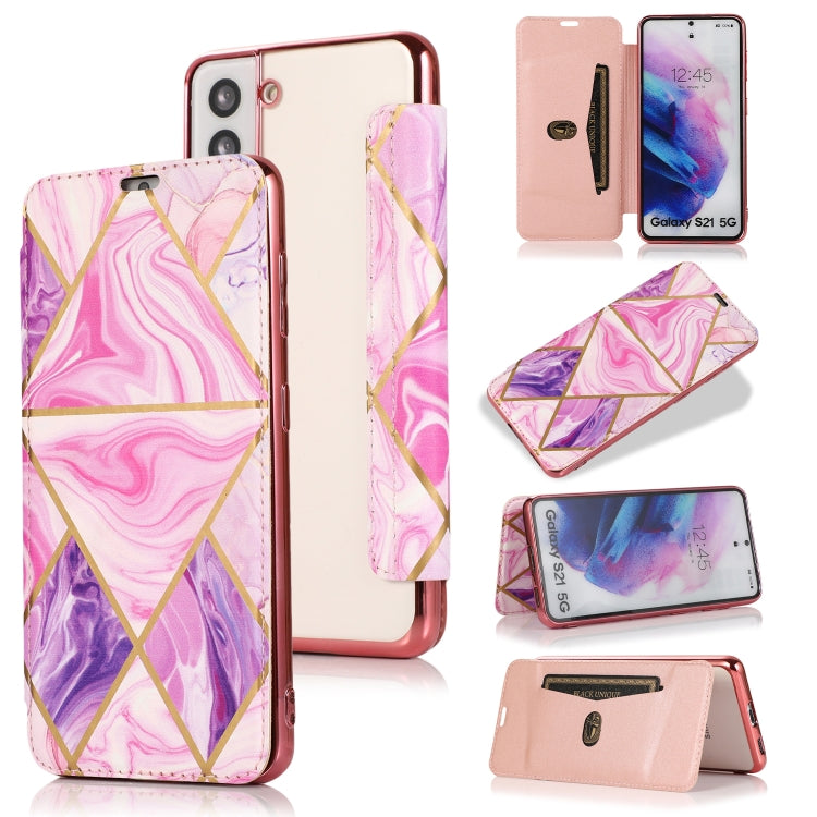 Bronzing Plating PU + TPU Horizontal Flip Leather Case with Holder & Card Slot, For Samsung Galaxy S21+ 5G, For Samsung Galaxy S21 5G, For Samsung Galaxy S20 FE, For Samsung Galaxy S20+, For Samsung Galaxy Note9, For Samsung Galaxy A70�����������������...