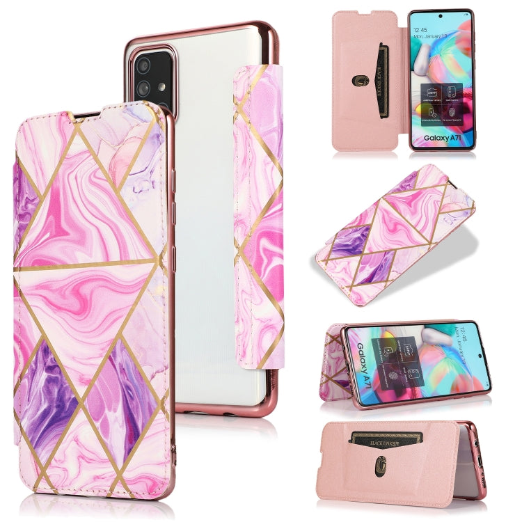 Bronzing Plating PU + TPU Horizontal Flip Leather Case with Holder & Card Slot, For Samsung Galaxy S21+ 5G, For Samsung Galaxy S21 5G, For Samsung Galaxy S20 FE, For Samsung Galaxy S20+, For Samsung Galaxy Note9, For Samsung Galaxy A70�����������������...