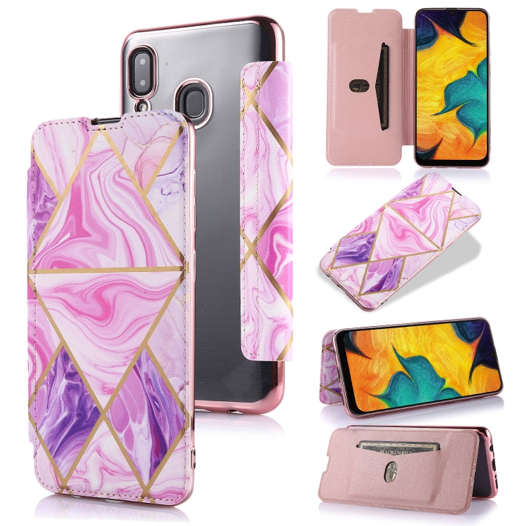 Bronzing Plating PU + TPU Horizontal Flip Leather Case with Holder & Card Slot, For Samsung Galaxy A50, For Samsung Galaxy S8, For Samsung Galaxy S9+, For Samsung Galaxy A20 / A30, For Samsung Galaxy S10e, For Samsung Galaxy A51������������������������...