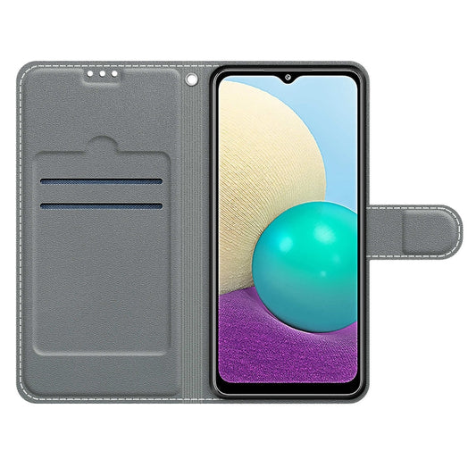 Voltage Colored Drawing Magnetic Clasp Horizontal Flip PU Leather Case with Holder & Card Slots
