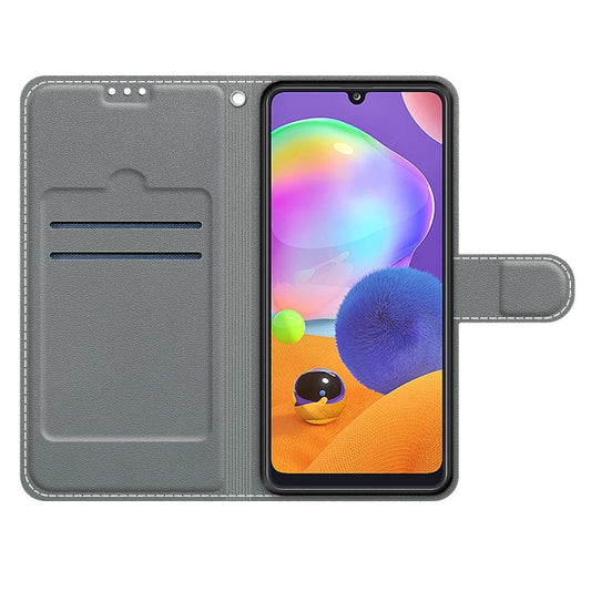 Voltage Colored Drawing Magnetic Clasp Horizontal Flip PU Leather Case with Holder & Card Slots