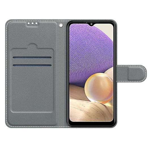 Voltage Colored Drawing Magnetic Clasp Horizontal Flip PU Leather Case with Holder & Card Slots