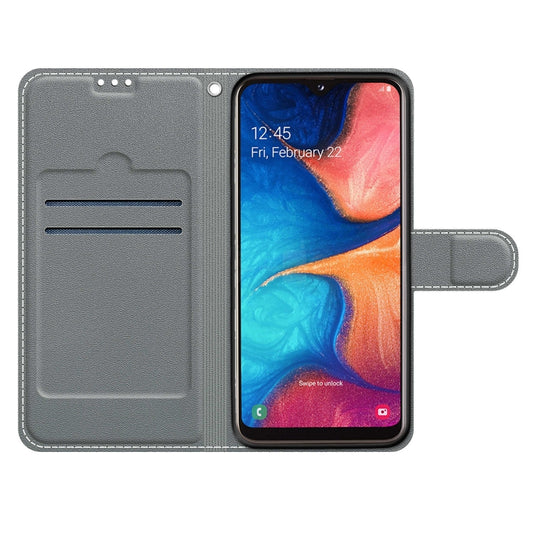 Voltage Colored Drawing Magnetic Clasp Horizontal Flip PU Leather Case with Holder & Card Slots