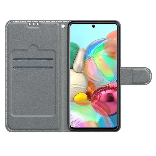 Voltage Colored Drawing Magnetic Clasp Horizontal Flip PU Leather Case with Holder & Card Slots
