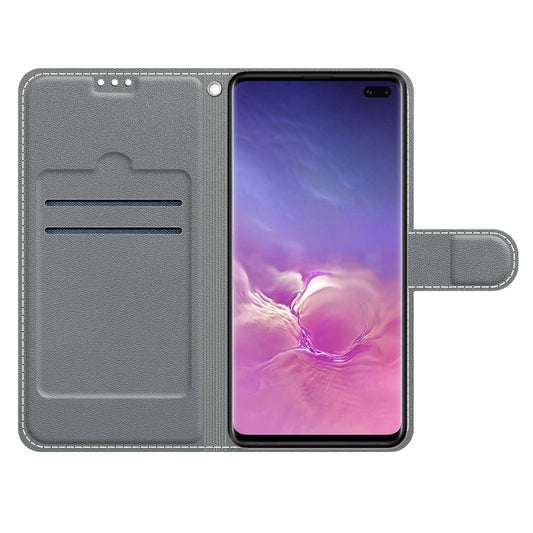 Voltage Colored Drawing Magnetic Clasp Horizontal Flip PU Leather Case with Holder & Card Slots