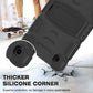 3-Layer Protection Screen Frame + PC + Silicone Shockproof Combination Case with Holder, For Samsung Galaxy Tab A7 Lite 8.7 inch 2021
