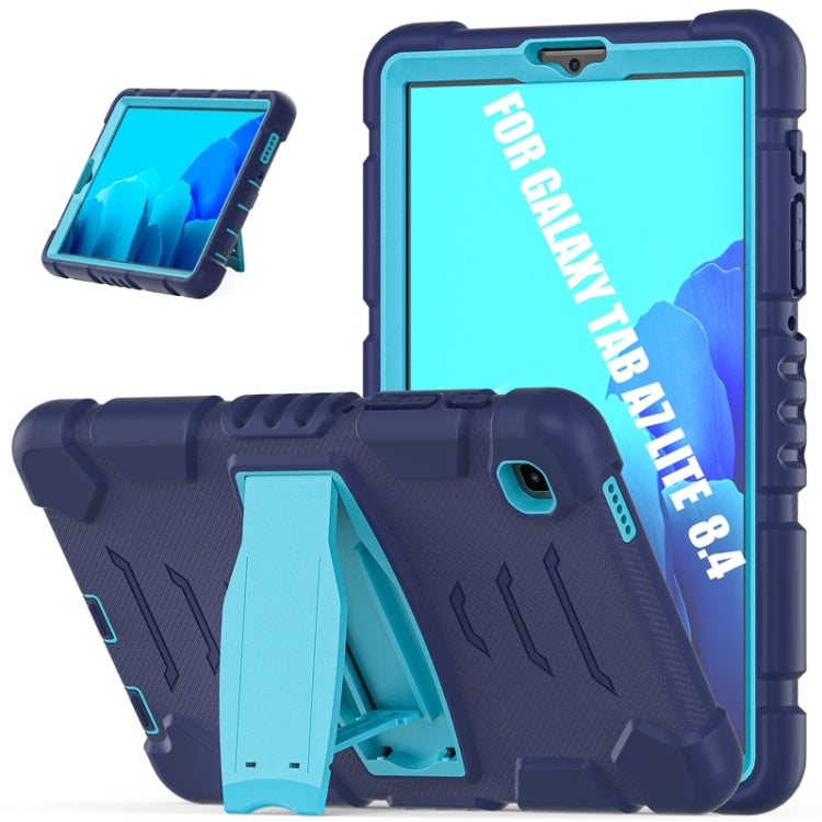 3-Layer Protection Screen Frame + PC + Silicone Shockproof Combination Case with Holder, For Samsung Galaxy Tab A7 Lite 8.7 inch 2021