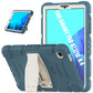 3-Layer Protection Screen Frame + PC + Silicone Shockproof Combination Case with Holder, For Samsung Galaxy Tab A7 Lite 8.7 inch 2021