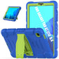 3-Layer Protection Screen Frame + PC + Silicone Shockproof Combination Case with Holder, For Samsung Galaxy Tab A7 Lite 8.7 inch 2021