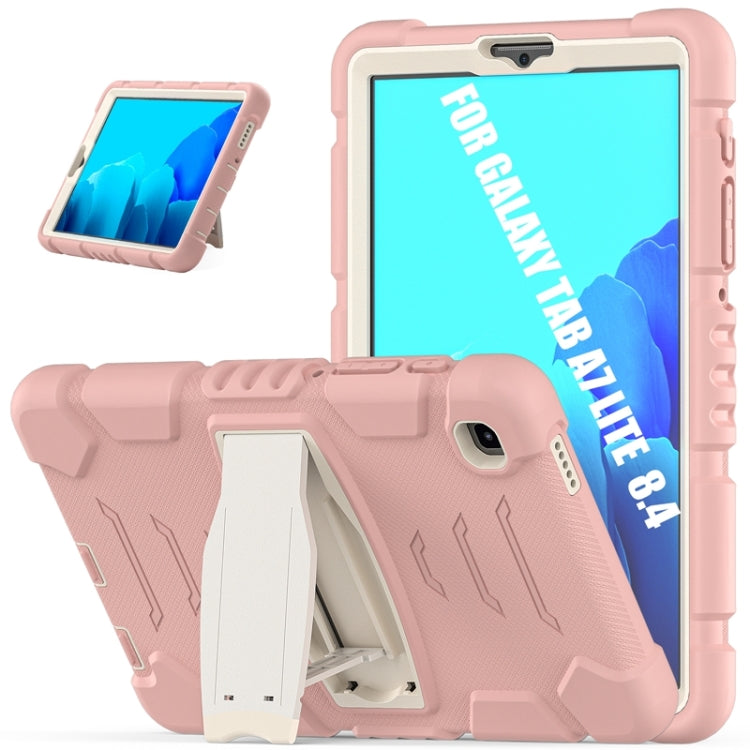 3-Layer Protection Screen Frame + PC + Silicone Shockproof Combination Case with Holder, For Samsung Galaxy Tab A7 Lite 8.7 inch 2021