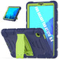 3-Layer Protection Screen Frame + PC + Silicone Shockproof Combination Case with Holder, For Samsung Galaxy Tab A7 Lite 8.7 inch 2021