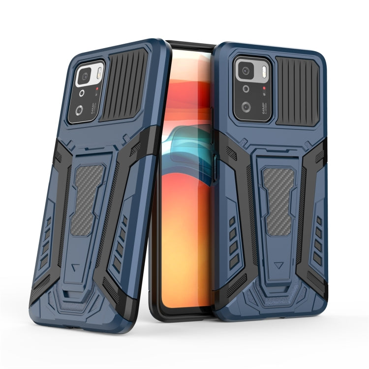 War Chariot Series Armor All-inclusive Shockproof PC + TPU Protective Case with Invisible Holder