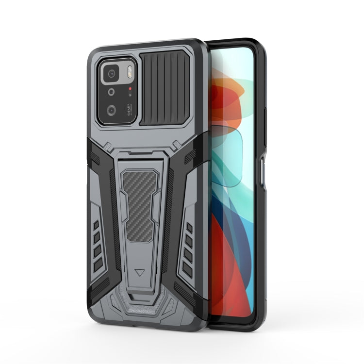 War Chariot Series Armor All-inclusive Shockproof PC + TPU Protective Case with Invisible Holder