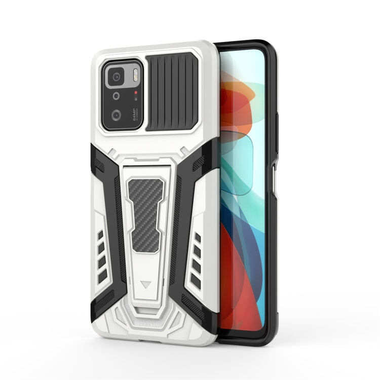 War Chariot Series Armor All-inclusive Shockproof PC + TPU Protective Case with Invisible Holder