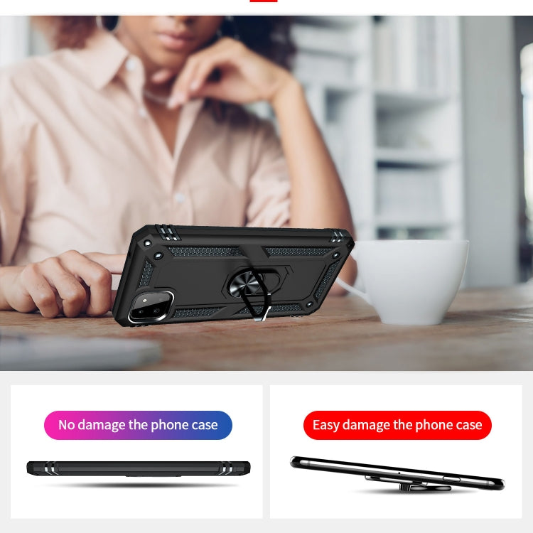 Shockproof TPU + PC Protective Case with 360 Degree Rotating Holder, For Samsung Galaxy A22 5G, For Samsung Galaxy A22 4G