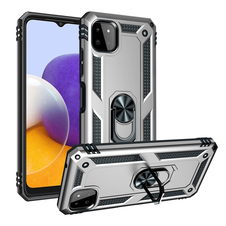 Shockproof TPU + PC Protective Case with 360 Degree Rotating Holder, For Samsung Galaxy A22 5G, For Samsung Galaxy A22 4G