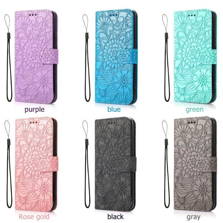 Skin Feel Embossed Sunflower Horizontal Flip Leather Case with Holder & Card Slots & Wallet & Lanyard, For Samsung Galaxy S8+, For Samsung Galaxy A12, For Samsung Galaxy A42 5G, For Samsung Galaxy A32 4G, For Samsung Galaxy A32 5G, For Samsung Galaxy A...