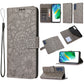 Skin Feel Embossed Sunflower Horizontal Flip Leather Case with Holder & Card Slots & Wallet & Lanyard, For Samsung Galaxy S21 5G, For Samsung Galaxy S21 FE, For Samsung Galaxy A21s, For Samsung Galaxy Note20, For Samsung Galaxy 5G / 4G�����������������...