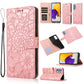 Skin Feel Embossed Sunflower Horizontal Flip Leather Case with Holder & Card Slots & Wallet & Lanyard, For Samsung Galaxy S21 5G, For Samsung Galaxy S21 FE, For Samsung Galaxy A21s, For Samsung Galaxy Note20, For Samsung Galaxy 5G / 4G�����������������...