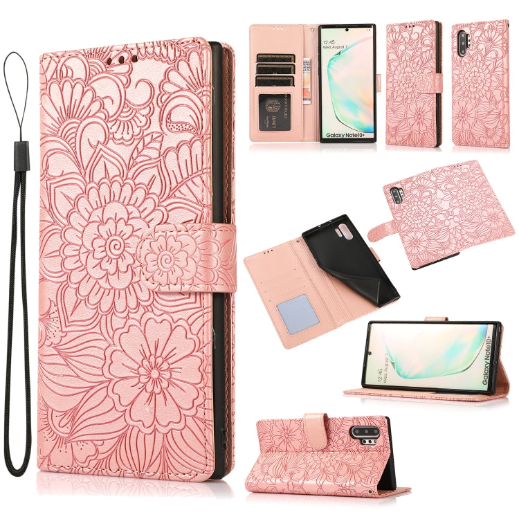 Skin Feel Embossed Sunflower Horizontal Flip Leather Case with Holder & Card Slots & Wallet & Lanyard, For Samsung Galaxy S21 5G, For Samsung Galaxy S21 FE, For Samsung Galaxy A21s, For Samsung Galaxy Note20, For Samsung Galaxy 5G / 4G�����������������...
