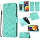 Skin Feel Embossed Sunflower Horizontal Flip Leather Case with Holder & Card Slots & Wallet & Lanyard, For Samsung Galaxy Note9, For Samsung Galaxy Note20 Ultra, For Samsung Galaxy S20 Ultra, For Samsung Galaxy S21 Ultra 5G, For Samsung Galaxy A30s����...
