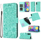 Skin Feel Embossed Sunflower Horizontal Flip Leather Case with Holder & Card Slots & Wallet & Lanyard, For Samsung Galaxy Note9, For Samsung Galaxy Note20 Ultra, For Samsung Galaxy S20 Ultra, For Samsung Galaxy S21 Ultra 5G, For Samsung Galaxy A30s����...