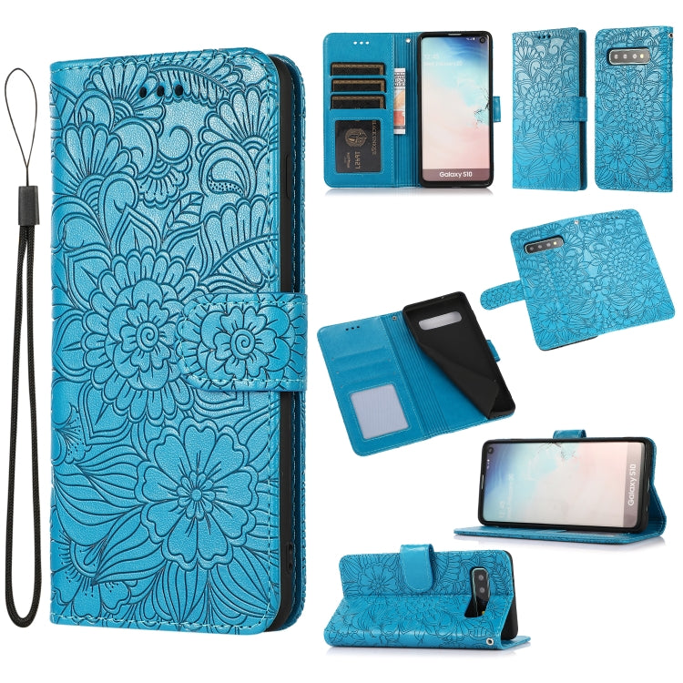 Skin Feel Embossed Sunflower Horizontal Flip Leather Case with Holder & Card Slots & Wallet & Lanyard, For Samsung Galaxy Note9, For Samsung Galaxy Note20 Ultra, For Samsung Galaxy S20 Ultra, For Samsung Galaxy S21 Ultra 5G, For Samsung Galaxy A30s����...