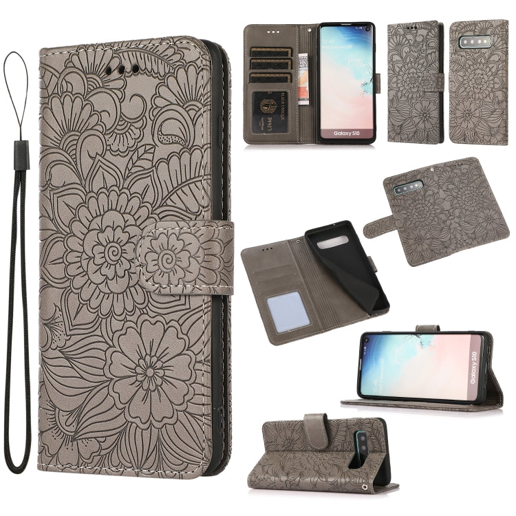 Skin Feel Embossed Sunflower Horizontal Flip Leather Case with Holder & Card Slots & Wallet & Lanyard, For Samsung Galaxy Note9, For Samsung Galaxy Note20 Ultra, For Samsung Galaxy S20 Ultra, For Samsung Galaxy S21 Ultra 5G, For Samsung Galaxy A30s����...