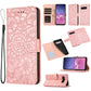 Skin Feel Embossed Sunflower Horizontal Flip Leather Case with Holder & Card Slots & Wallet & Lanyard, For Samsung Galaxy S10+, For Samsung Galaxy S10e, For Samsung Galaxy A20s, For Samsung Galaxy A40, For Samsung Galaxy Note8, For Samsung Galaxy J6���...