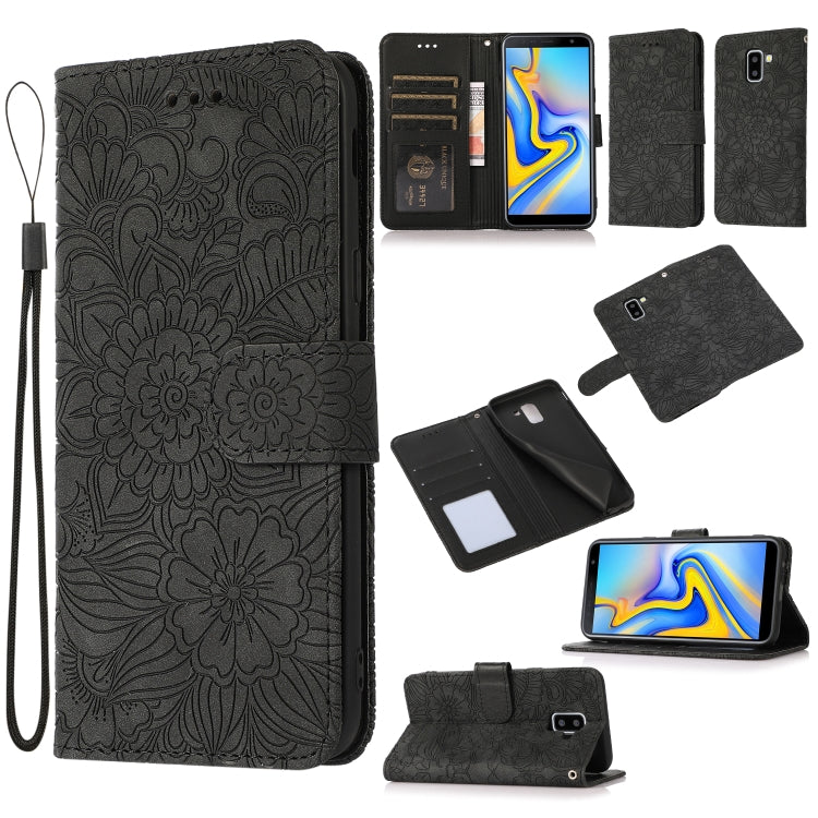 Skin Feel Embossed Sunflower Horizontal Flip Leather Case with Holder & Card Slots & Wallet & Lanyard, For Samsung Galaxy S10+, For Samsung Galaxy S10e, For Samsung Galaxy A20s, For Samsung Galaxy A40, For Samsung Galaxy Note8, For Samsung Galaxy J6���...