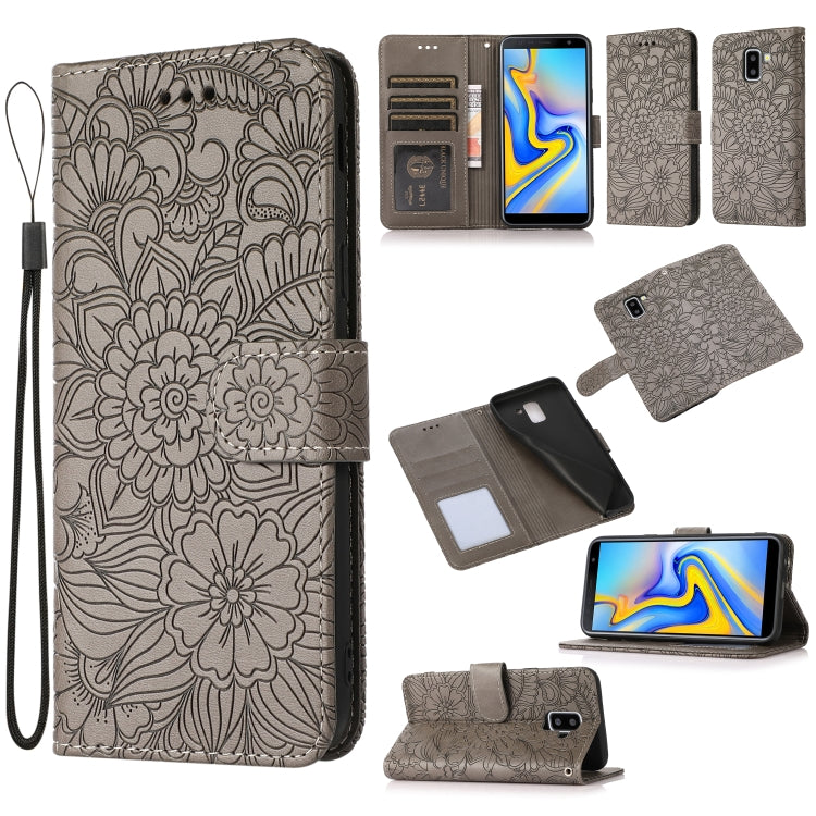 Skin Feel Embossed Sunflower Horizontal Flip Leather Case with Holder & Card Slots & Wallet & Lanyard, For Samsung Galaxy S10+, For Samsung Galaxy S10e, For Samsung Galaxy A20s, For Samsung Galaxy A40, For Samsung Galaxy Note8, For Samsung Galaxy J6���...